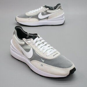 Nike Men's 10.5 Waffle One Summit White Grey Tennis  Shoes Sneakers - DA7995-100